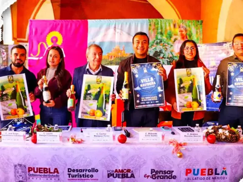 Huejotzingo activa el espíritu decembrino con su Villa Navideña y la Feria de la Sidra 2025