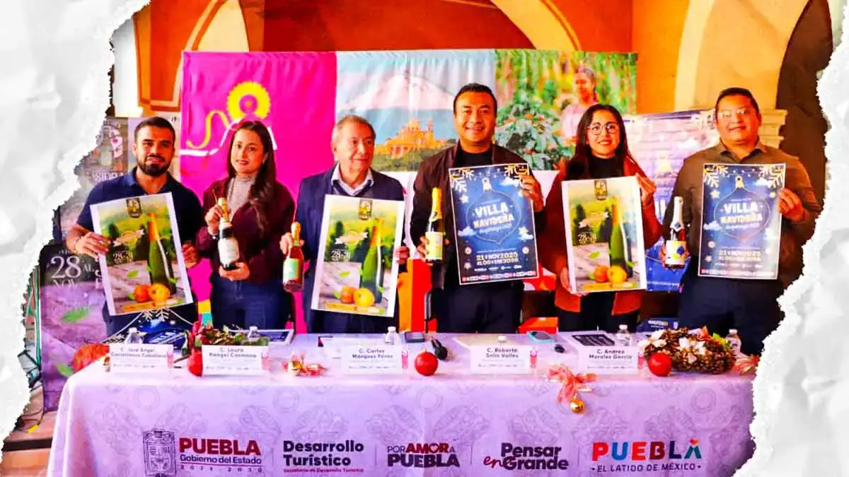 Huejotzingo activa el espíritu decembrino con su Villa Navideña y la Feria de la Sidra 2025