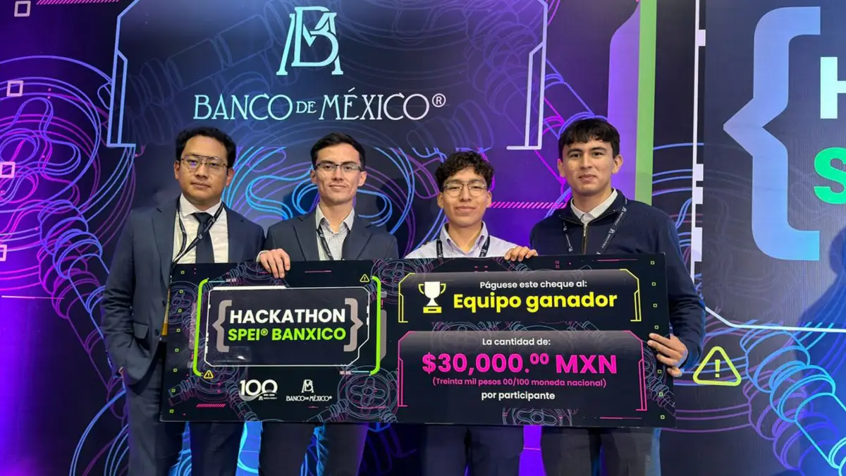 Estudiantes de Computación de la BUAP ganan en “Hackathon SPEI® Banxico”