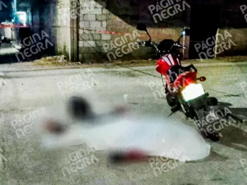 Ejecutan a motociclista en Texmelucan, Puebla; el cuerpo presentaba cinco impactos de bala