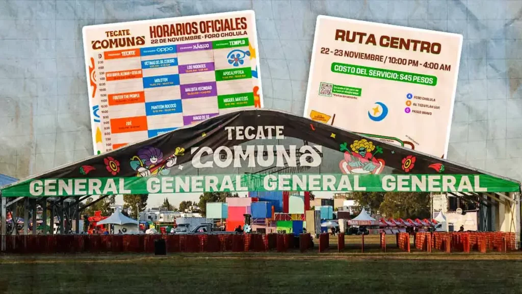 Tecate Comuna 2025 tendrá cuatro escenarios; te decimos en cuál tocará cada artista  