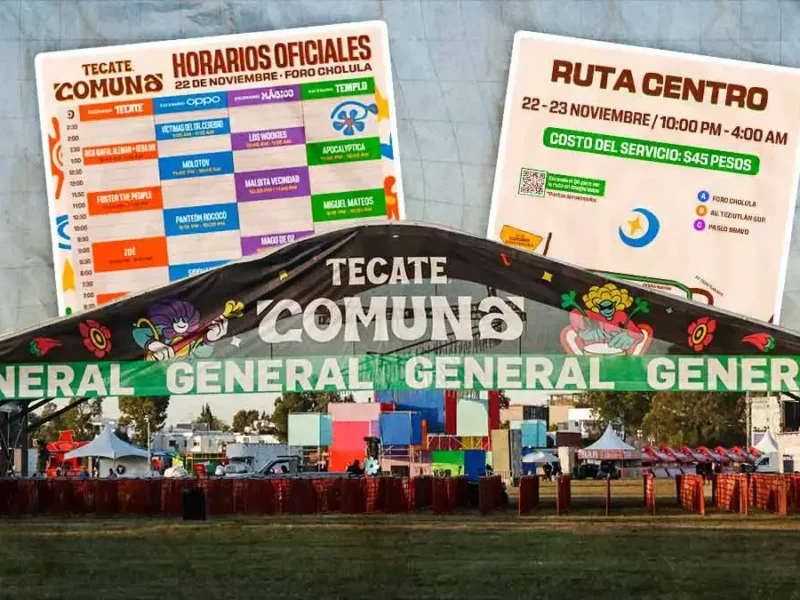 Tecate Comuna 2025 tendrá cuatro escenarios; te decimos en cuál tocará cada artista  