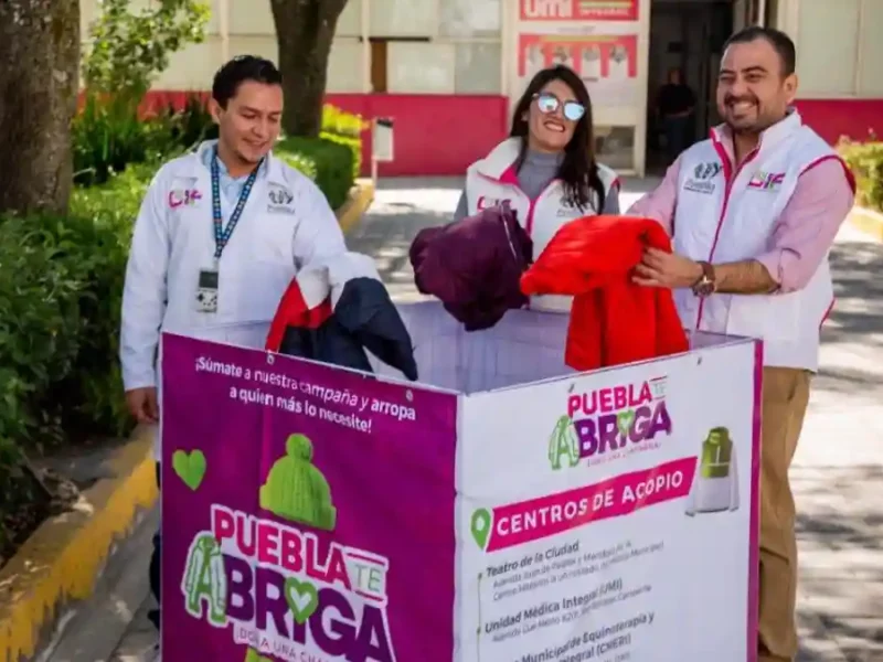 Unidad Médica Integral del SMDIF se suma a campaña “Puebla te abriga, dona una chamarra”
