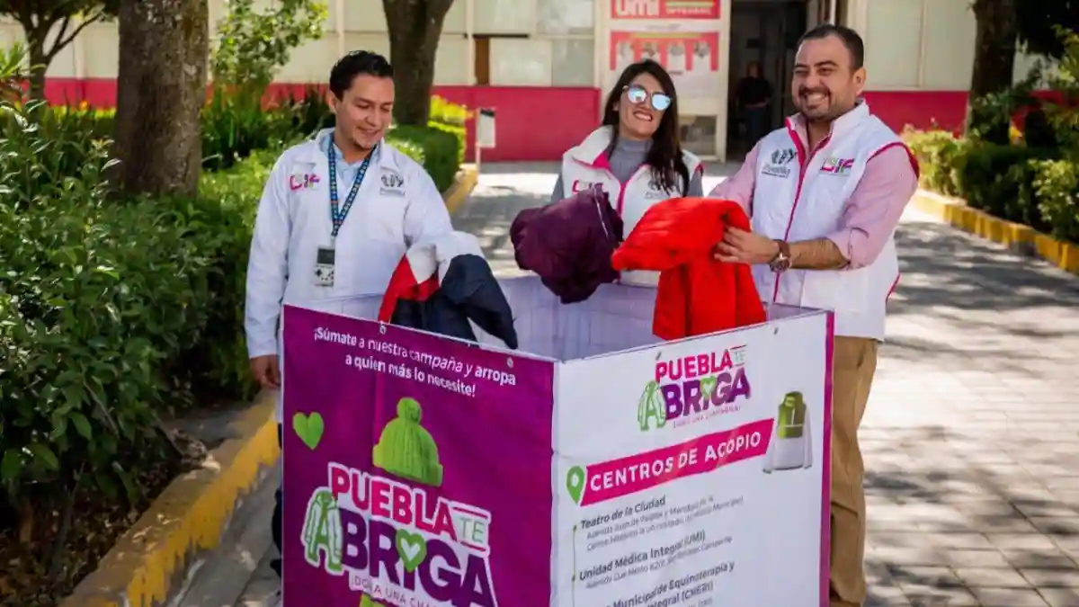 Unidad Médica Integral del SMDIF se suma a campaña “Puebla te abriga, dona una chamarra”