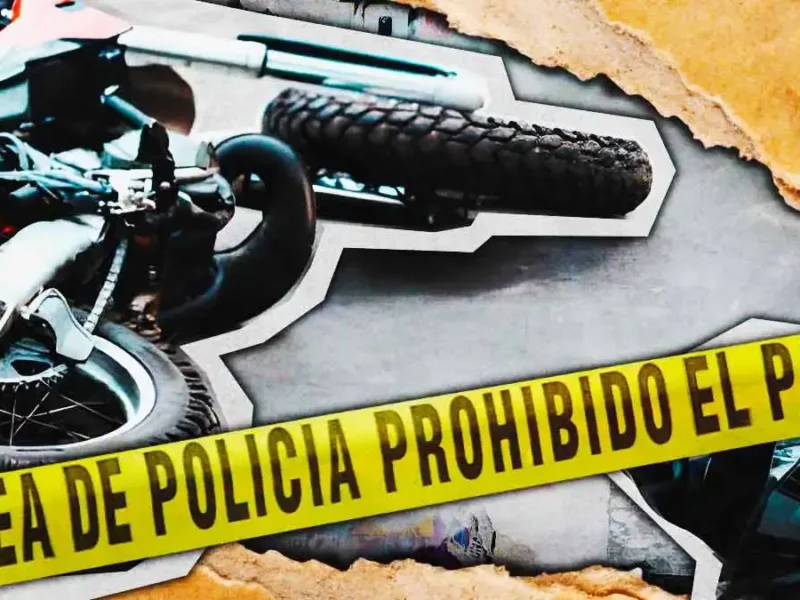 Motociclista murió en aparente derrape en San Pedro Cholula; víctima sin identificar