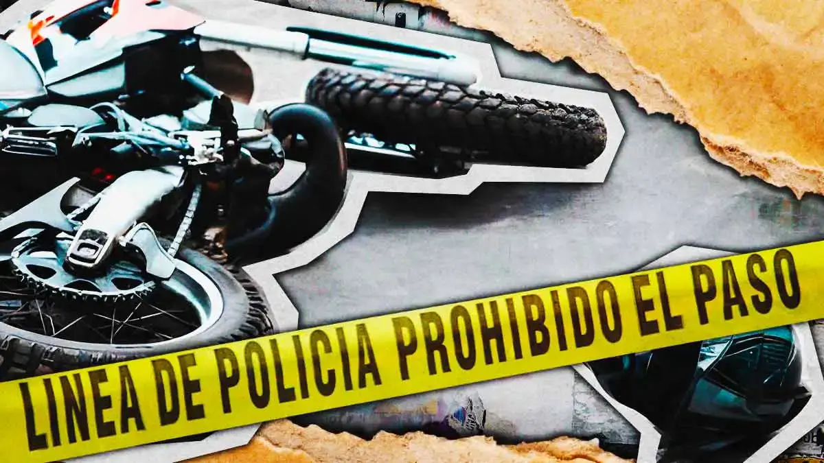 Motociclista murió en aparente derrape en San Pedro Cholula; víctima sin identificar