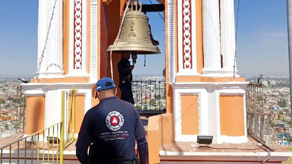 San Pedro Cholula fortalece acciones preventivas previo al Concierto de Campanas del Vaniloquio 2025