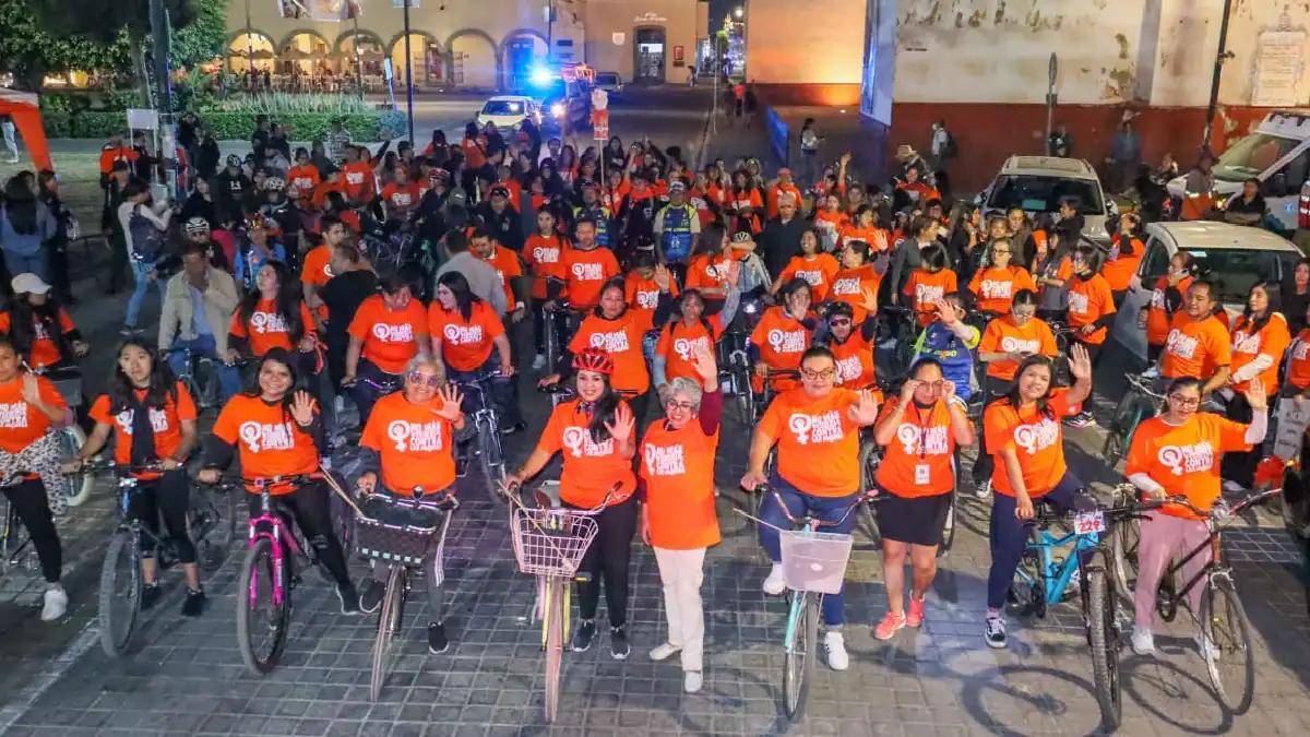 Tonantzin Fernández impulsa la Rodada por la Libertad: ¡En Cholula, la violencia se frena!