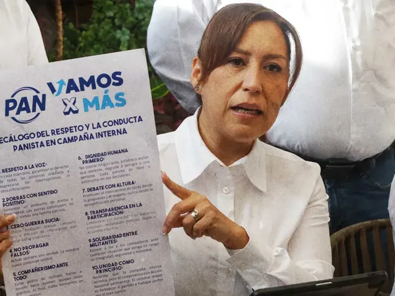 Guadalupe Leal exige al PAN nacional evitar “mano negra” en elección de dirigencia municipal Puebla 
