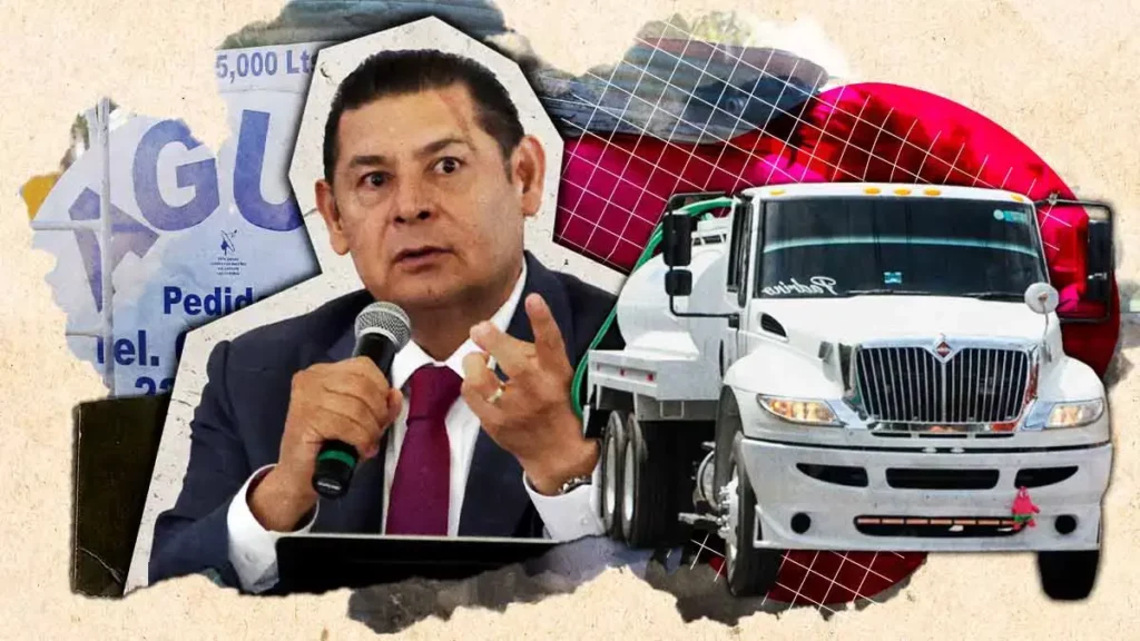 Alejandro Armenta garantiza abastecimiento en 2026 con 100 pipas; denuncia incompetencia de Agua de Puebla