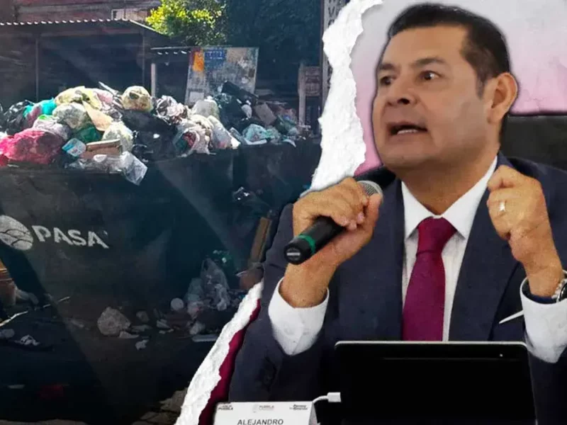 Alejandro Armenta exige a concesionaria cumplir con servicio de limpia en Puebla capital