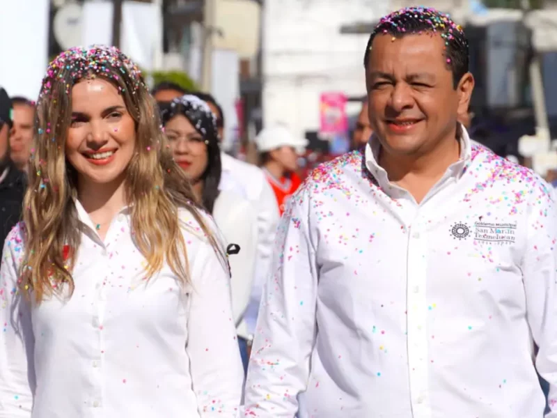 En Texmelucan participaron 12 mil personas en el desfile conmemorativo al CVX Aniversario de la Revolución Mexicana