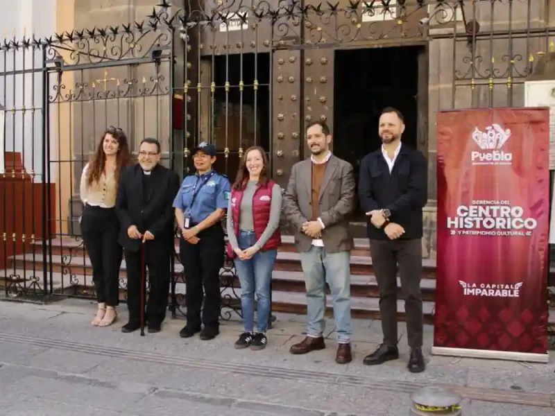 Gobierno de la Ciudad brinda mantenimiento integral a templos e inmuebles del Centro Histórico