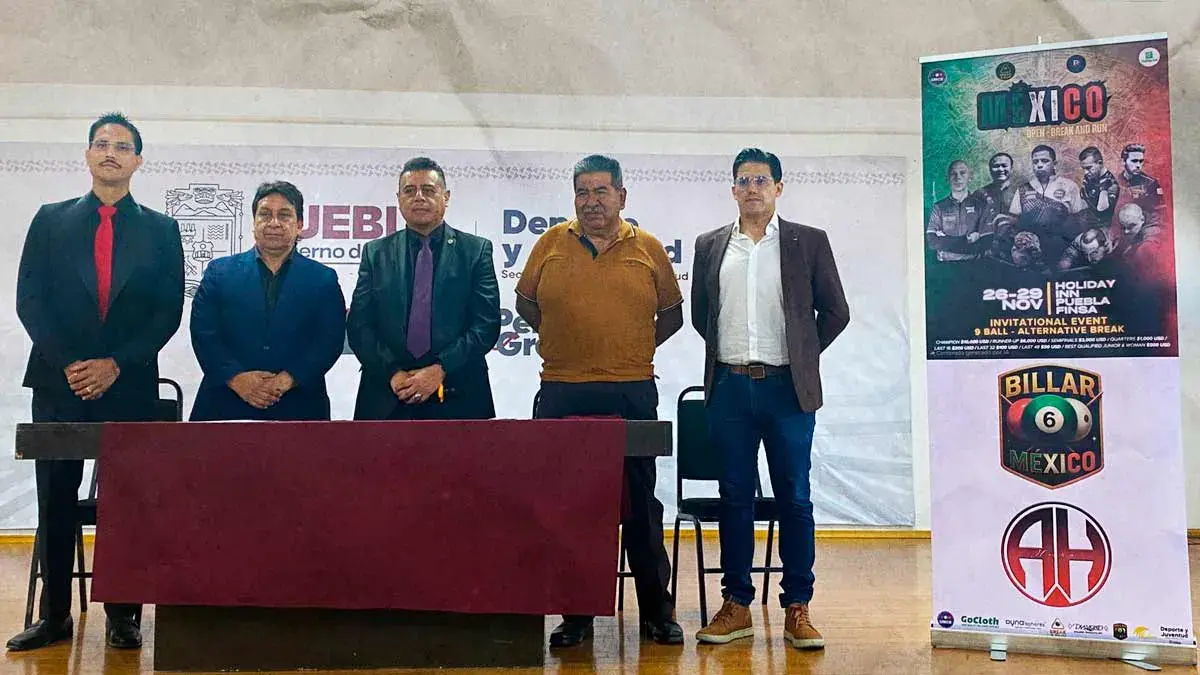 Puebla recibe a los mejores jugadores de billar del mundo con México Open 2025