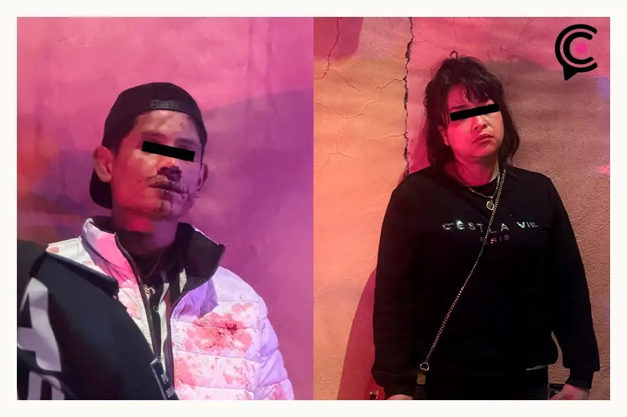 Vecinos de colonia Lomas del Sur en Puebla detienen y golpean a pareja de ladrones