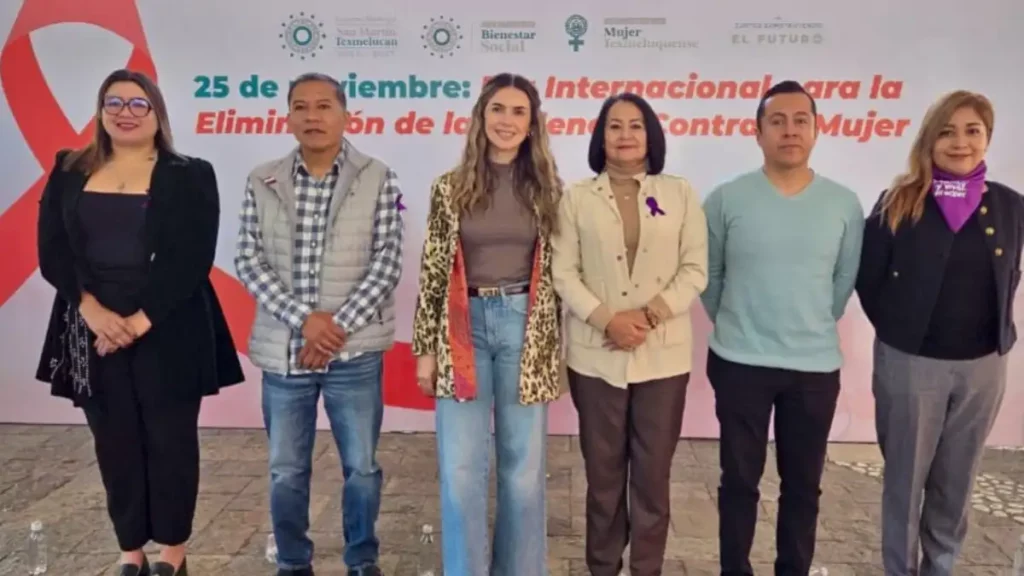 Con jornada de servicios se conmemora en Texmelucan el día para la Eliminación de la Violencia contra las Mujeres