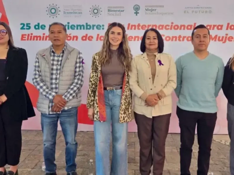 Con jornada de servicios se conmemora en Texmelucan el día para la Eliminación de la Violencia contra las Mujeres