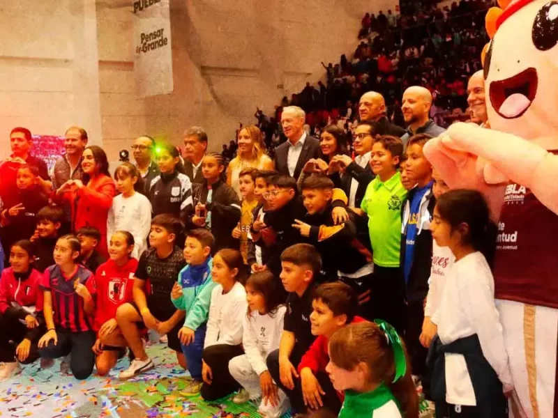 Inauguran el Campeonato Nacional  Sub-9 y sub-11 de Fútbol en Puebla 