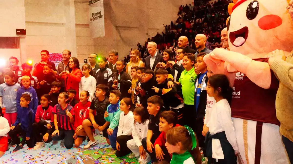 Inauguran el Campeonato Nacional  Sub-9 y sub-11 de Fútbol en Puebla 