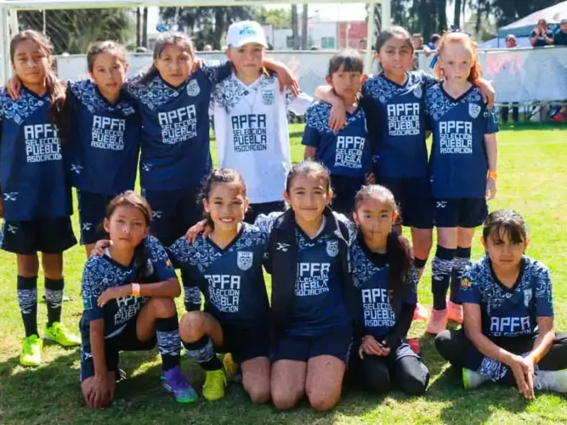 Selectivos de Puebla debutan en el Campeonato Nacional Sub-9 y Sub-11 de fútbol