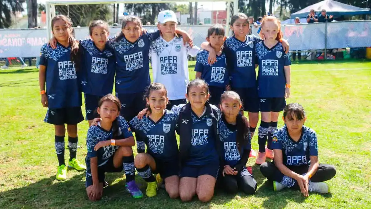 Selectivos de Puebla debutan en el Campeonato Nacional Sub-9 y Sub-11 de fútbol