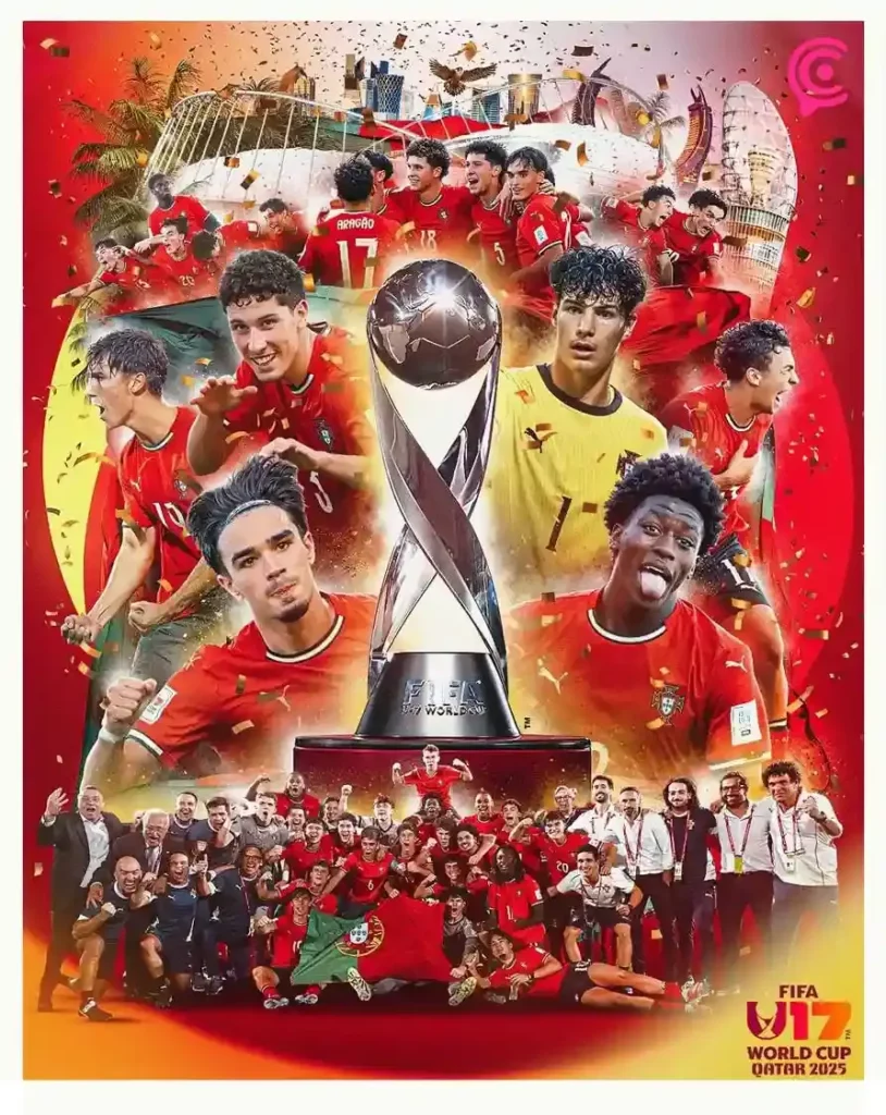 Portugal vence 1-0 a Austria y se proclama campeón del Mundial Sub-17