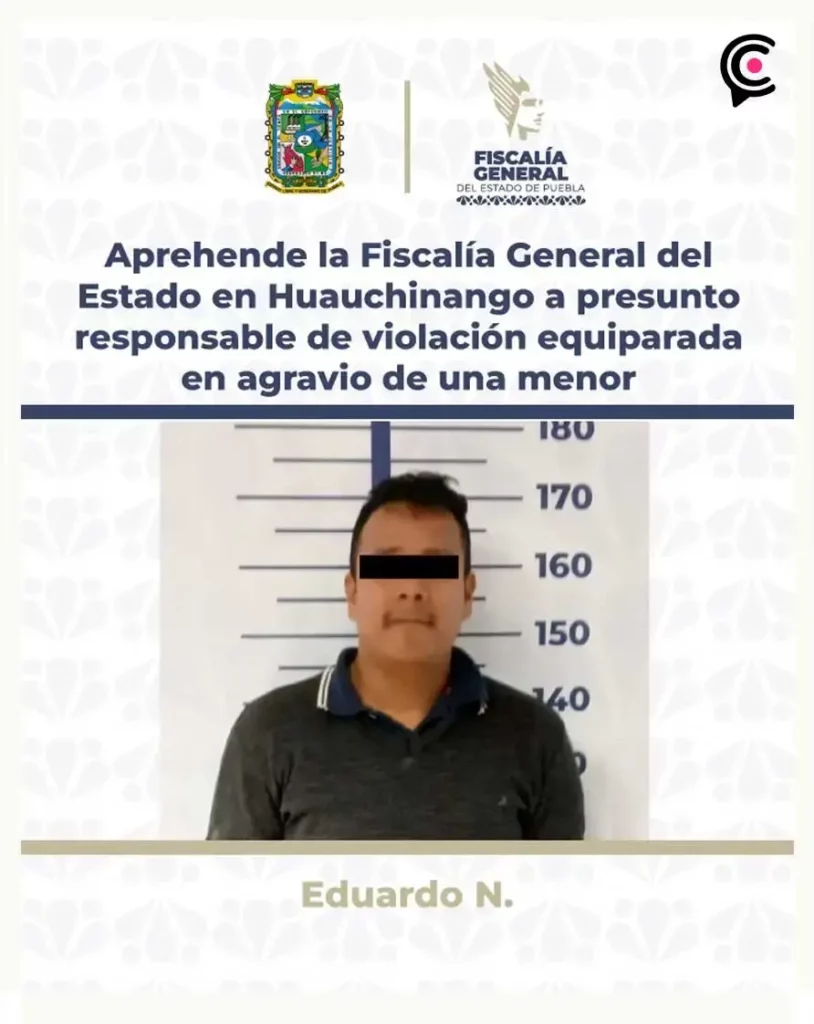Detienen en Huauchinango a tío acusado de abuso contra niña indígena de Pahuatlán