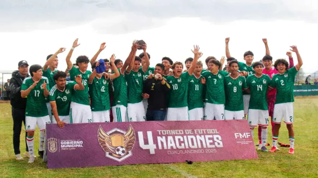 México sub-16 vence 3-2 a Canadá y es campeón del Torneo Internacional Cuatro Naciones