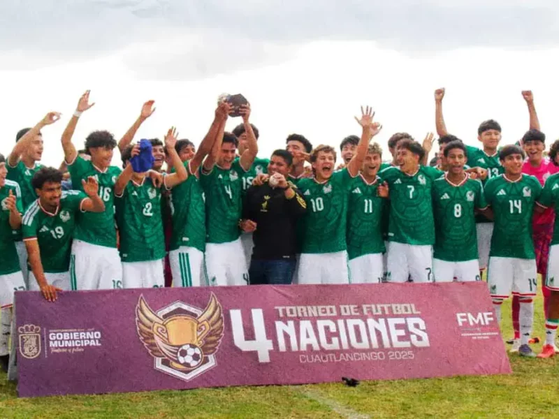 México sub-16 vence 3-2 a Canadá y es campeón del Torneo Internacional Cuatro Naciones