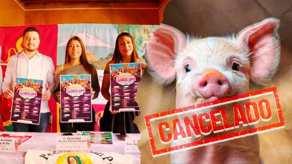 Cancelan concurso “puerco encebado” en Feria Patronal de Venustiano Carranza 2025