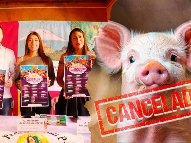 Cancelan concurso “puerco encebado” en Feria Patronal de Venustiano Carranza 2025