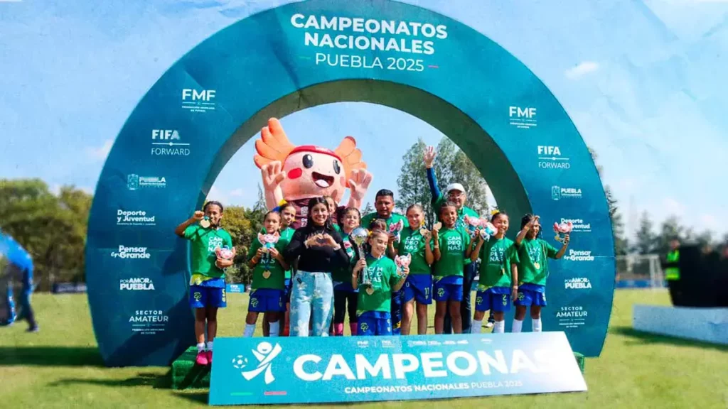 Puebla conoce a los ganadores del Campeonato Nacional de Fútbol Sub-9 y Sub-11