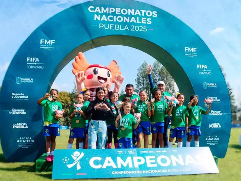 Puebla conoce a los ganadores del Campeonato Nacional de Fútbol Sub-9 y Sub-11