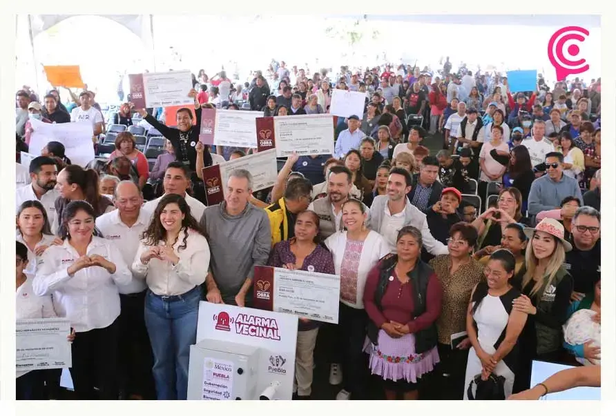 Refuerza gobierno estatal seguridad en Puebla capital con alarmas y obra comunitaria