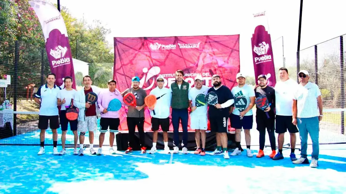 Inpode organizó histórico Torneo Municipal de Pádel en Puebla; participaron 34 jugadores