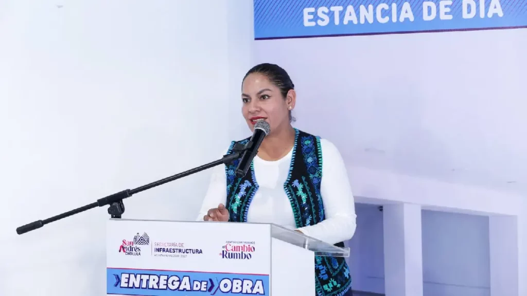 Entrega Lupita Cuautle la rehabilitación de la Estancia de Día de San Andrés Cholula