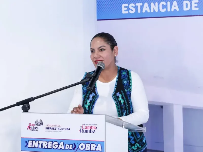 Entrega Lupita Cuautle la rehabilitación de la Estancia de Día de San Andrés Cholula