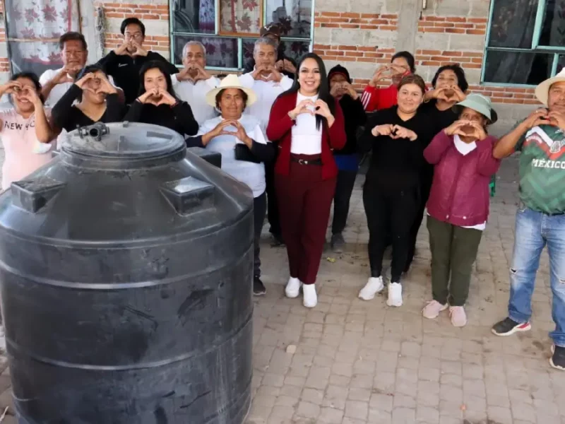 Tonantzin Fernández continúa llevando bienestar a cada rincón de San Pedro Cholula