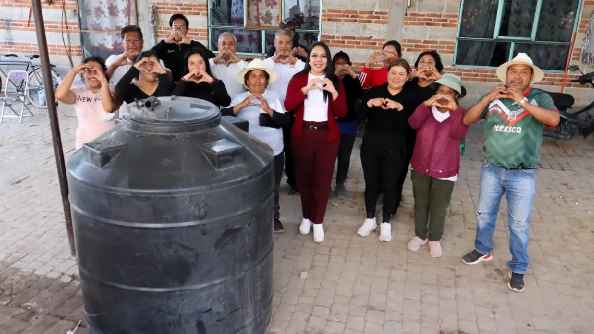 Tonantzin Fernández continúa llevando bienestar a cada rincón de San Pedro Cholula
