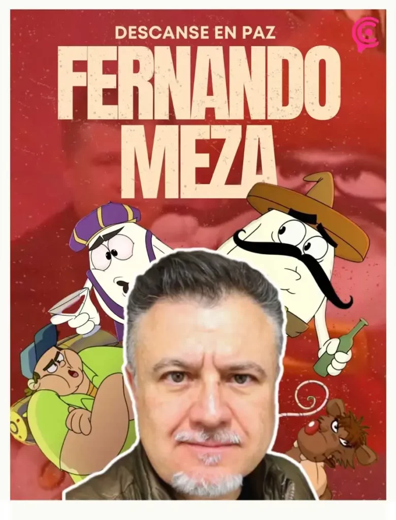 Murió Fernando Meza, cofundador de HuevoCartoon y actor de doblaje