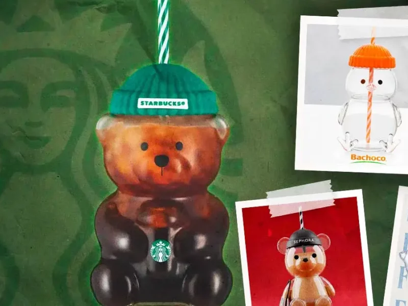 Marcas aprovechan tendencia del vaso Bearista de Starbucks con campañas virales