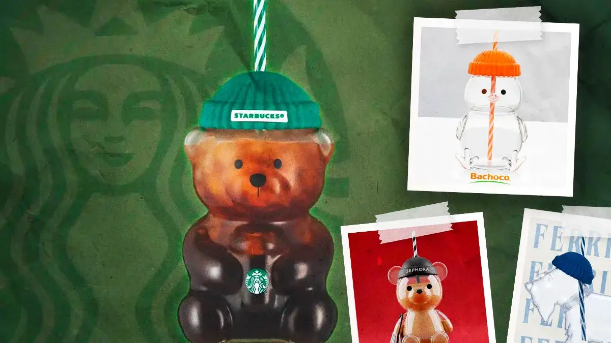 Marcas aprovechan tendencia del vaso Bearista de Starbucks con campañas virales