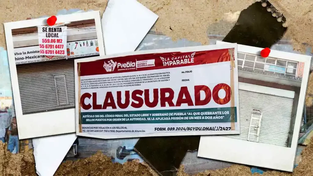 Tiendas de productos chinos en Puebla no logran recuperarse tras clausuras y cierran definitivamente