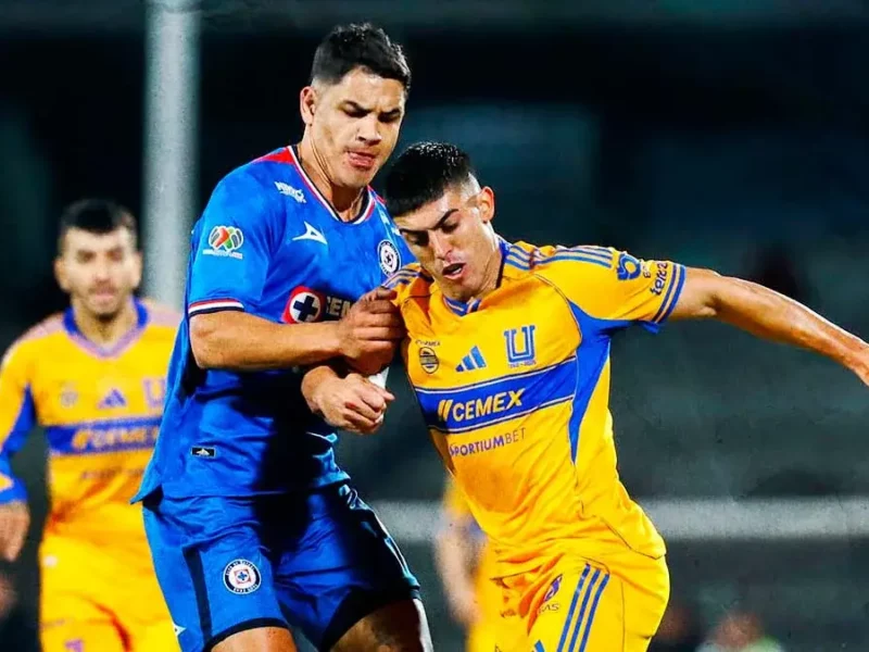 Cruz Azul y Tigres empatan a un gol en la semifinal de ida del Apertura 2025