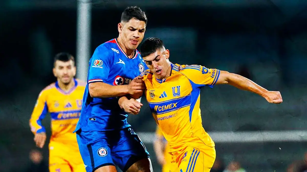 Cruz Azul y Tigres empatan a un gol en la semifinal de ida del Apertura 2025