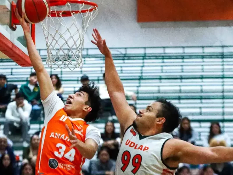 Anáhuac Xalapa derrota 81-75 a Aztecas Udlap en Liga ABE Varonil