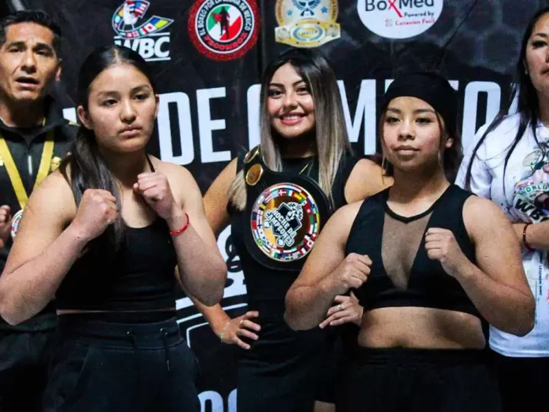 Realizan pesaje oficial previo a la función “Noche de Campeones” del 6 de diciembre