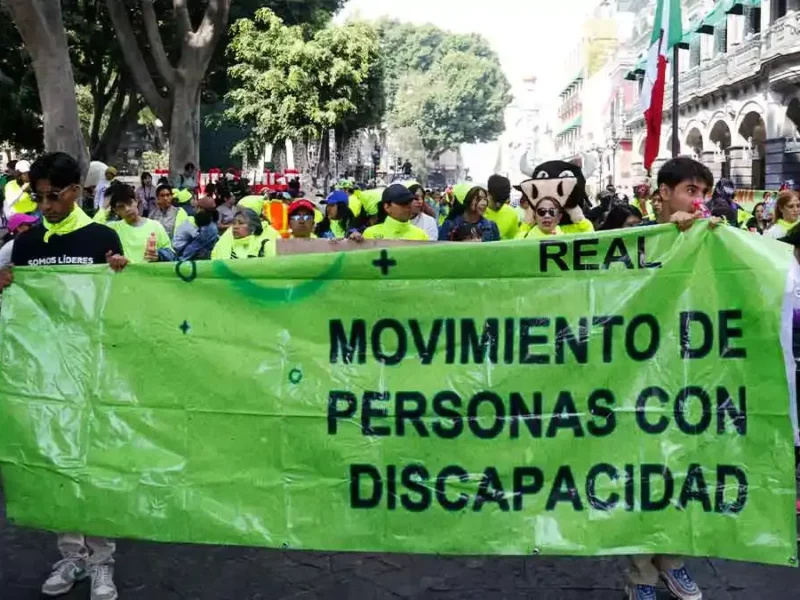Marcha en Puebla exige visibilidad y derechos para personas con discapacidad