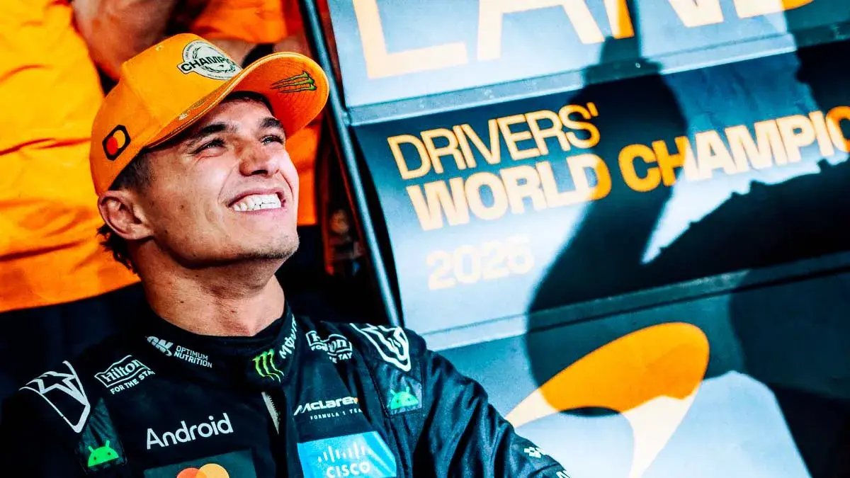 Lando Norris se convierte en el nuevo campeón mundial de la Fórmula 1