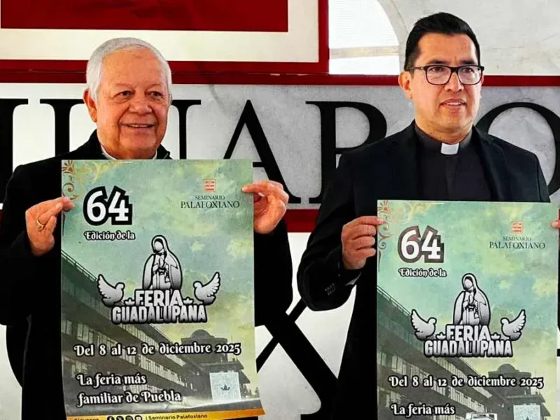 Puebla espera 150 mil feligreses en la Feria Guadalupana 2025 del Seminario Palafoxiano